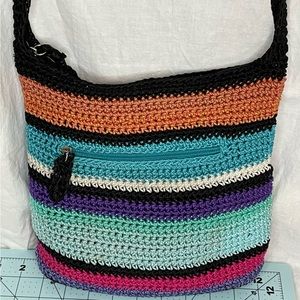 👛 THE SAK multicolor Crochet Crossbody Bag. 👛